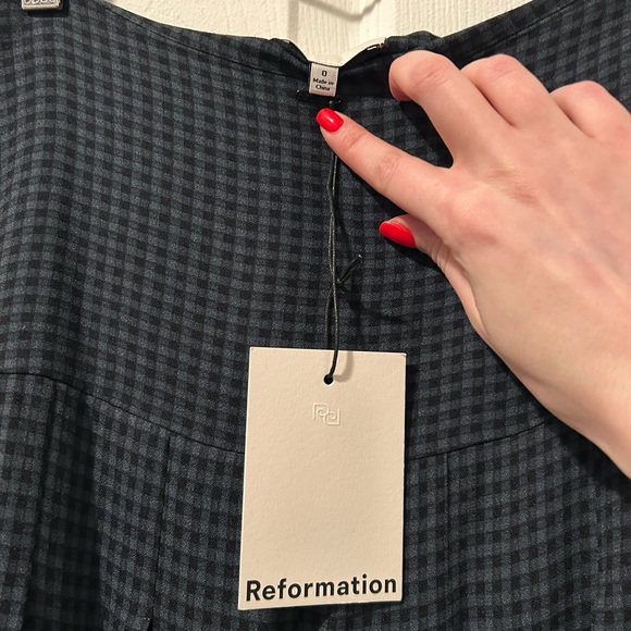 NWT Reformation Nancy Maxi Skirt in Dark Slate | Size 0 | New With Tags - Picture 11 of 12